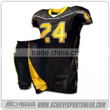 Gym Custom Sublimated League Football Jerseys Game Multicolor Polyester America Football Shirts Suits Uniforms photo-3