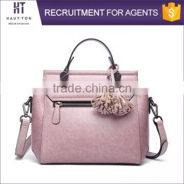 New Style Vintage Ladies Tassel Tote Shoulder Handbags Hot Sale Fashion Women Genuine Split Cow Leather Shoulder Bags With Strap photo-4