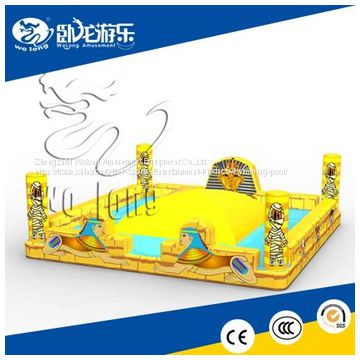 China Manufacture Yellow Castle Inflatable Toys for Children