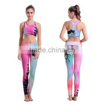 Custom Made Soft Skinny Stretch Fitness Wear/yoga Clothes, Running Clothing/compression Apparel for Women/ladies photo-3