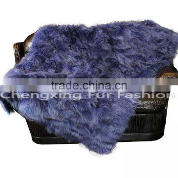 CX-D-117 Blanket Baby/Baby Real Fox Fur Blanket Custom Blanket photo-2