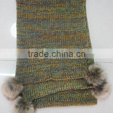 Hot Knitted Acrylic Fantastic Popular Hot Scarf for Winter photo-3