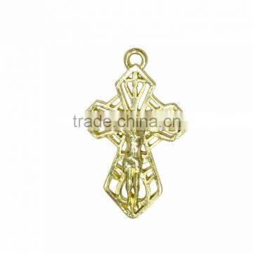 Gold Plated Filigree Cross Pendant