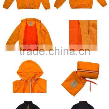 Fashion Men Nylon Solid Black Jacket for Spring photo-6