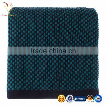 Baby Warm Cable Cashmere Throw Knitted Cashmere Blanket photo-4