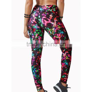 Wholesale Ladies Tight Yoga Leggings Running Fitness Clothes OEM Sevice photo-2
