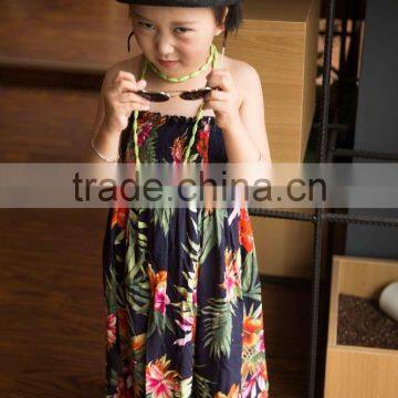 COOL KID ZONE 2016 Rayon Flower Soft Baby Dress off Shoulrder Fashion Girl Baby Dress photo-5