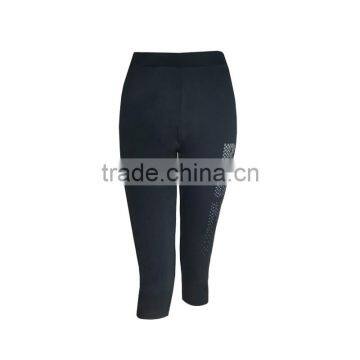 Custom Logo 3/4 Leggings Ladies Sports Suit Women Fitness Yoga Pants photo-2