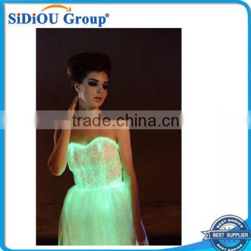 Led Light red and white girls ball gowns wedding dresses