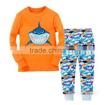 S32658W New Fashion Pajamas Sets Baby Printed Pijamas Children Clothing Set Kids Cartoon Sleepwears photo-4