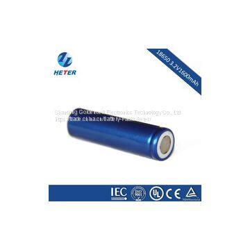 3.2V 1400mAh, 1500mAh, 1600mAh LiFePO4 Lithium 18650 Battery photo-3