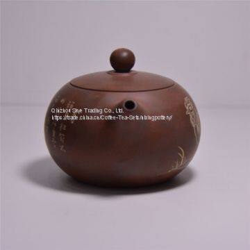 Wholesale OEM Ceramic Handmade Chicken Tea Kettle photo-2