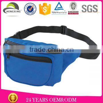 Blue blank wholesale cheaper men waterproof waist bag