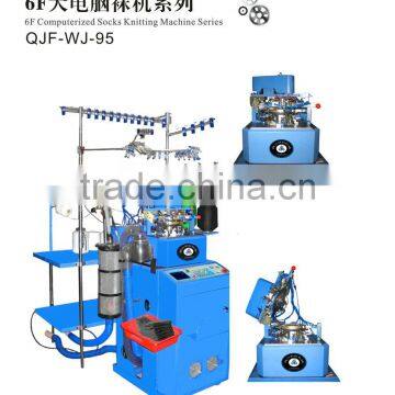 QJ-6F (plain) Sock Knitting Machine