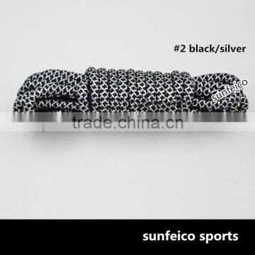 2016 High Quality Glitter Round Rope Shoelaces 51"~Mixed Colors~Sneaker Glitter Sparkle Rope Laces Hiking Boot Lace photo-3