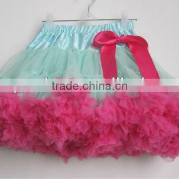 hot pink baby girl fluffy pettiskirts girl's tutu skirts