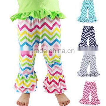 2017 wholesale knit baby girl's colored striped pants pattern baby pants diaper