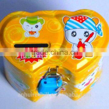 Redhill Multicolor heart-shaped decorative piggy bank for sale