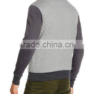 Mens Quilted Plain Hoodie Sweatshirt Winter Jacket photo-5