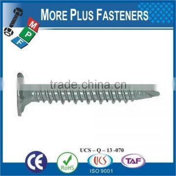 Made in Taiwan Tapping Screw With Hi Lo Thread