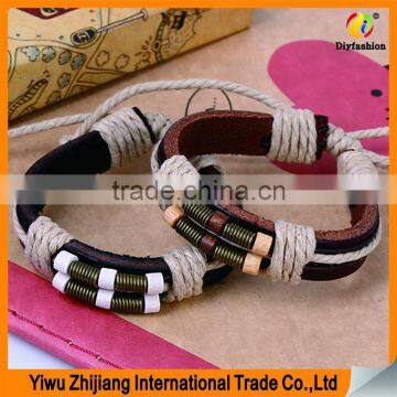 2016 Mens Jewelry Magnetic Leather Bracelet photo-5