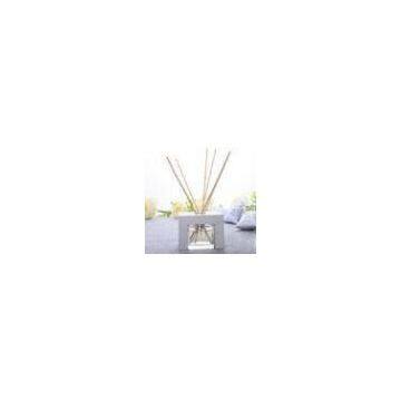 Luxurious Fashion 80ml Glass Vase Oil Reed Diffuser with wooden Cover TS-RD13