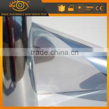 Factory Direct Wholesale Self Adhesive Silver Mirror Window Heat Rejection Film photo-2