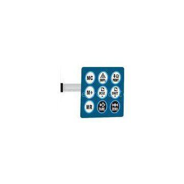 Waterproof IP67 IP54 Gloss PC Flexible Membrane Switch Metal Dome For Apparatuses