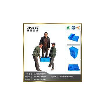 Plastic Material Folding Crates for Logistics photo-2