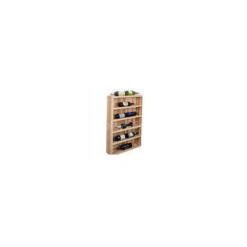 Alcohol Beer / Champagne Wooden Display Racks For supermarket