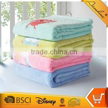 china personalized cheap soft touch plush warm heated baby blanket