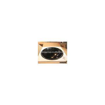 stone sink basin (marble sink basin, Nero Margiua sink basin)