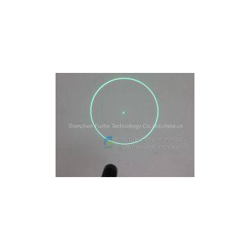 FU520YQD50-GD16 Diffractive optical elements(DOE) green color rings circle rounded circular circularity pattern laser with focusable focus