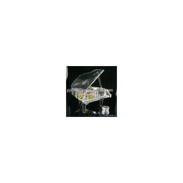 crystal piano,Crystal music box,piano music box,crystal musical instrument