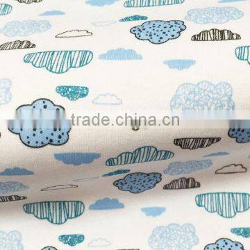 Organic bamboo solid / organic bamboo printed fabric for children/ baby