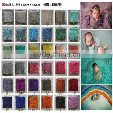 Stretch Knit Wrap Newborn Cheesecloth Wrap Baby Swaddle Warp Newborn Photography Props photo-2