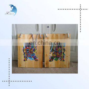 Chinese Traditional Style Door Decoration Screen Digital Print On Wood