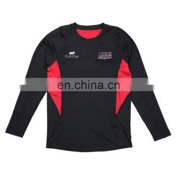 Long Sleeve Black Blank Plain Soccer Jersey For Training photo-2