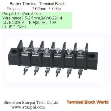 Barrier Terminal Block High Power Automotive Terminal Block Connector/Socket Pitch 7.62mm photo-4