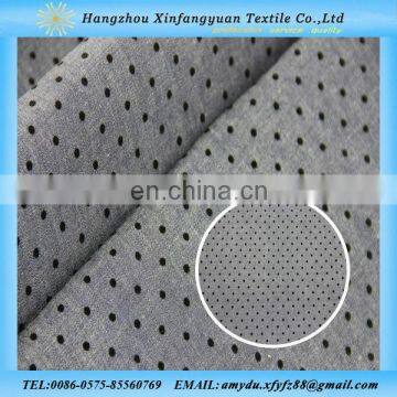 black white dot design 100% cotton flock denim fabric