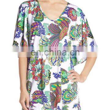 C74 Custom Print Tunic Beach Cover Up
