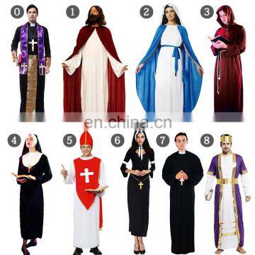 In stock sexy priest and nun costume