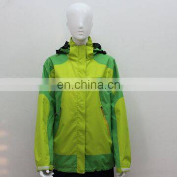 waterproof windproof breathable 3 in 1 outdoor jacket,3-layer breathable and waterproof fabric