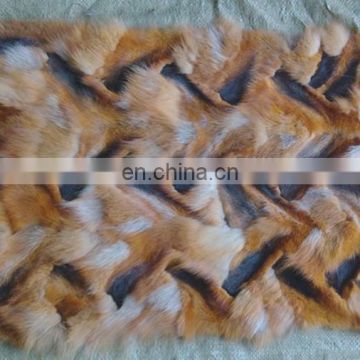 100% real natural fox fur plate