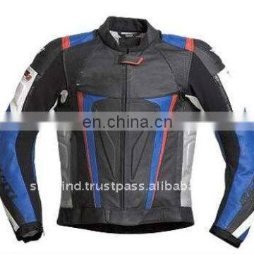 Leather Motorbike Safety Jacket