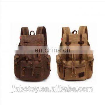 School Bag 2015 Hot New Design Style Factory Price Vintage Canvas Backpack Rucksack School Bag Satchel Hiking Shoulder Bag