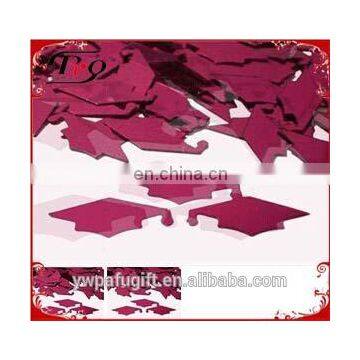 Burgundy Graduation Confetti