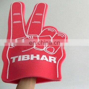 promotional cheering EVA/PU sponge foam finger foam hand