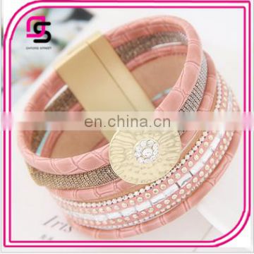 2016 Hotselling Fashion Bracelets, magnet bracelets, colorful lady bracelets