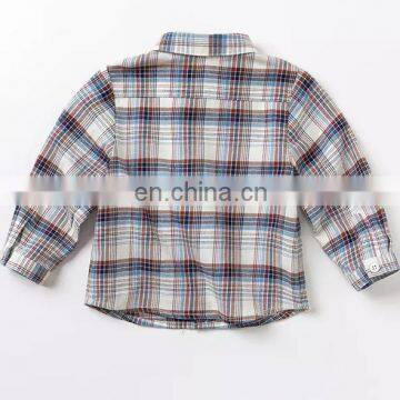 T-BSS001 2016 Long Sleeve Plaid Latest Dress Shirt Designs For Boys photo-5